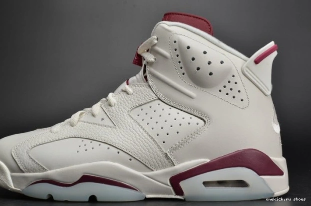 Cheap white Air Retro Jordan 384664-116 Maroon 6 0605